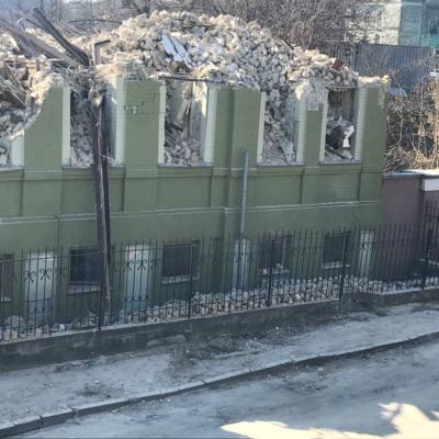 Уже все знают, что снесли особняк Уткина возле вокзала